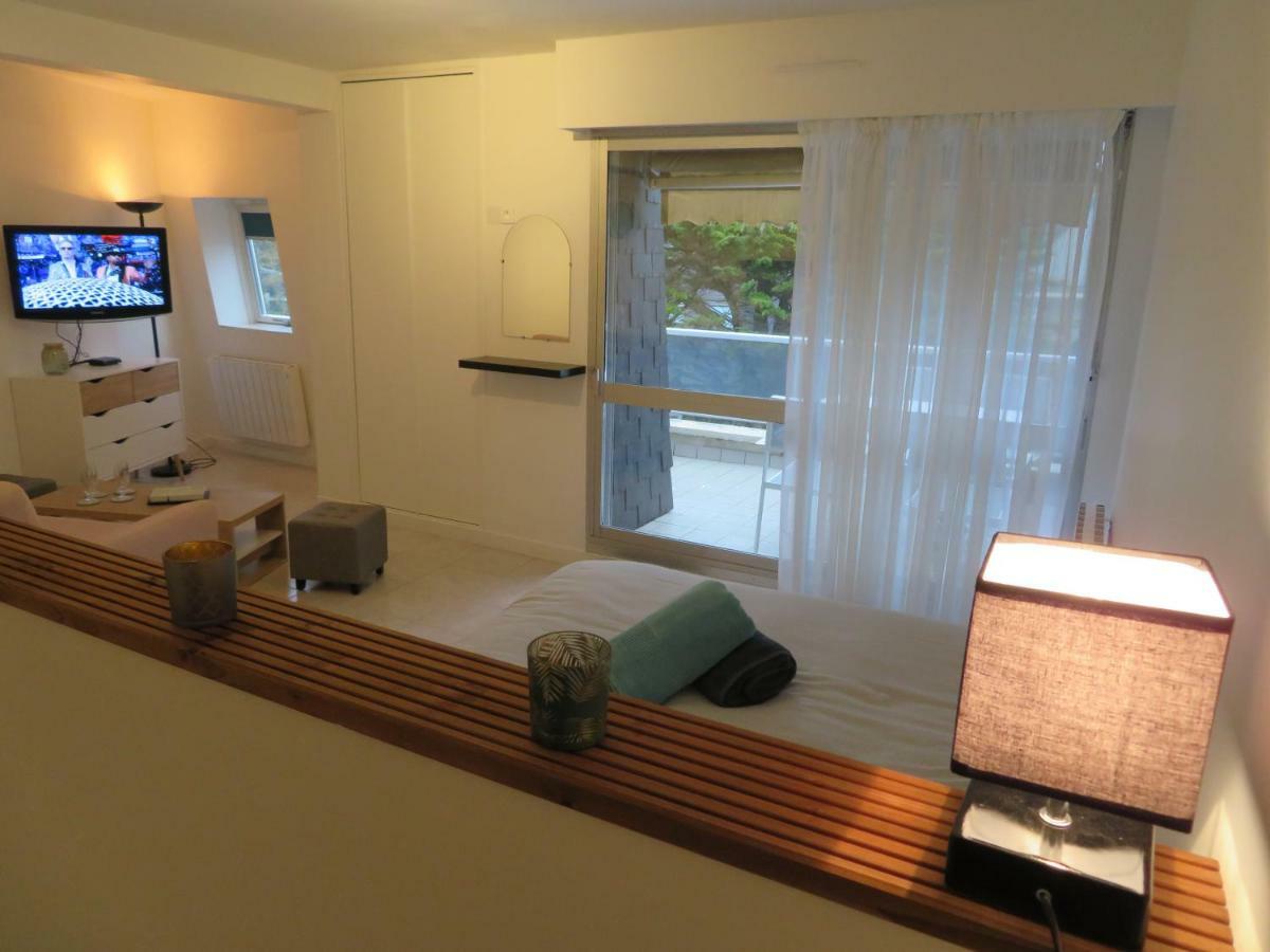 Le Studio "La Plage" 3 Etoiles Face A La Mer Bénodet Exteriör bild